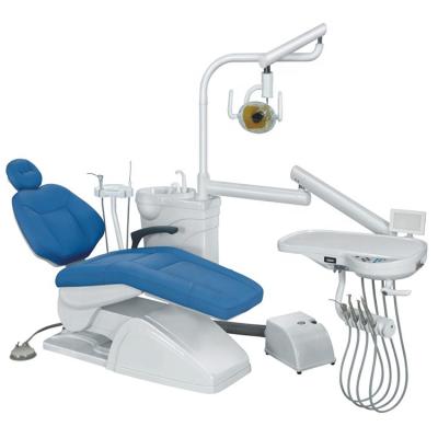 China Silent Unit Cheap Full Unit Dental Chair Electric Metal Integral Treatment Machine On Sale for sale