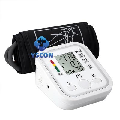 China Clinic Home Hospital Portable Digital Blood Pressure Monitor Arm Sphygmomanometer with Voice Broadcast Blood Pressure Monitor, for sale