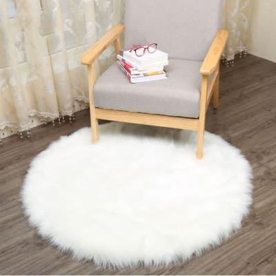 China Cozy and soft the best quality fabric of soft and comfortable faux sheepskin bedroom artificial fur rug cover for sale