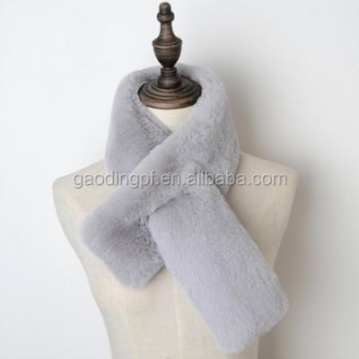 China Soft Smooth Feeling Best Fashion Wholesale Women's Rabbit Fur Scarf for sale