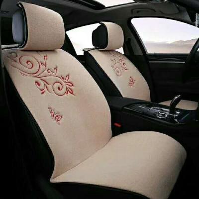 China On the back of the anti-slip the best selling products that embroidered wool car cushion design of the car mats for sale