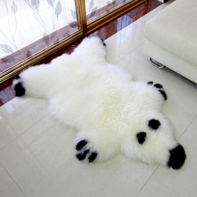 China Wholesale High Quality Natural Australian Sheepskin Rug 100% Wool Natural Fur Factory Pollution Free for sale