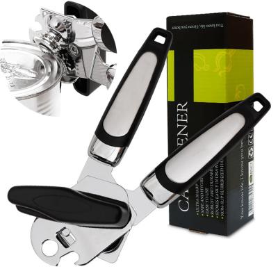 China Hot Selling Amazon Manual Stocked Stainless Steel Powerful Bottle Can Opener for sale