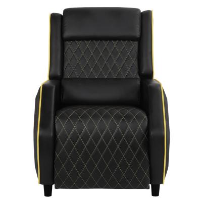 China High Quality Ergonomic Leather Lazy Reclining Massage Computer Sofa With Footrest Set for sale