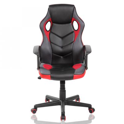 China Adjustable Red Chair Comfortable Leather Gamer Gaming Chair Wholesale Adjustable(Height) for sale