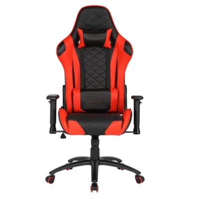 China Anji 2D Computer Desk Silla Gamer Armrest 180 Degree Rotation Leather Ergonomic Gaming Chair for sale