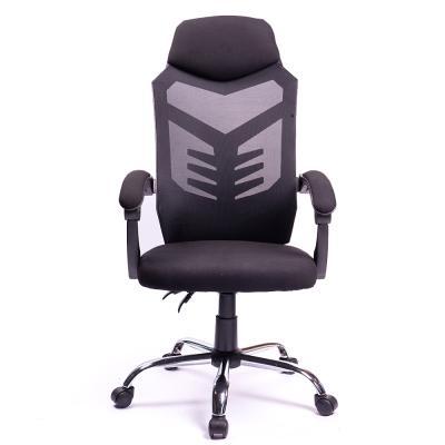 China High Quality Black Fabric Executive Ergonomic Office Swivel Chair With Headrest for sale