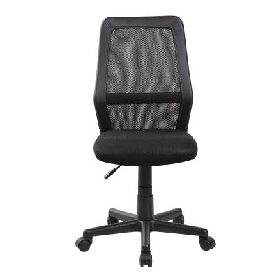 China 2021 Price Adjustable Cheap Black Chair Armless Executive Revolving Desk (Height) for sale