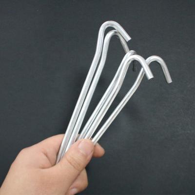 China Outdoor Gear Hiking Camping Wholesale In Stock 2021 Camping Aluminum Tent Pegs For Outdoor Use for sale