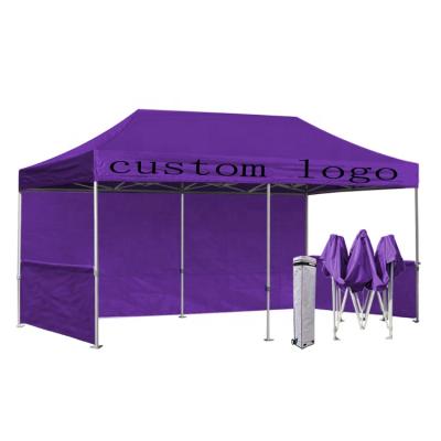 China Advertising High Quality Custom Commercial Pop Up Canopy 10x20 Ft Outdoor Shop Tent Gazebo 3x6 Trade Show Wholesale for sale