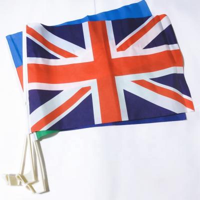 China Hot Selling Cheap Custom Car Flag 12*18inch Polyester FLYING England Car Flag For Sale for sale