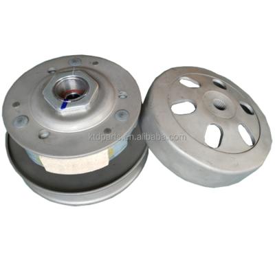 China Durable KTD HJ 100 Scooter Clutch Parts Driven Wheel Dr. Pulley Rear Clutch Assembly for sale