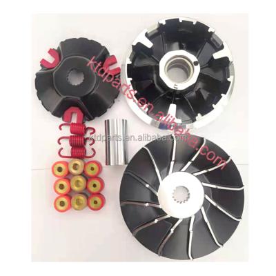 China KTD MIO Sporty 110 Drive Fan Face Dr. Pulley Parts Kits CVT Scooter Aluminum Steel Performance Racing Variator Set for sale