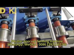 Shutter door roll forming machine