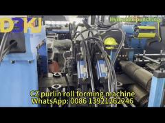 Z purlin roll forming machine