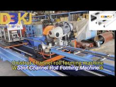 1.5-3mm Unistrut Channel Roll Forming Machine  Full Automatic Galvanized