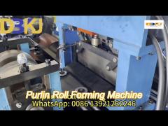 Dingbo Purlin Roll Forming Machine 3m C&Z Purlin Forming Machine