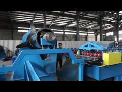 Deck floor roll forming machine