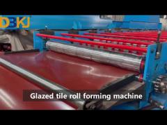 New glazed roof sheet roll forming machine