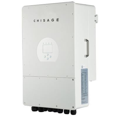 China MPPT IP65 Three Phase Hybrid Solar 8kw Inverter Can Parallel For Diesel Generator 422W*699.3H*279D On/Off-Grid Operation And Storage Energy for sale