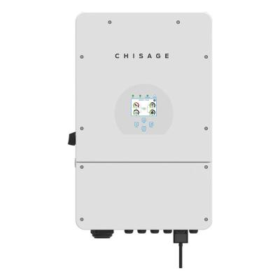 China CHISAGE ESS 8kW Single Phase On Grid And Off Grid Hybrid Solar Inverter With 2 MPPT 420W*670H*233D (mm) for sale