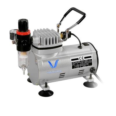 China LinhaivetA Piston Mini Airbrush Compressor Air Brush Silent Oil Free Tattoo Machine for sale