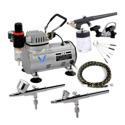 China LinhaivetA Nail Airbrush Spray Airbrush Kit With Compressor Cakes Decorating 2cc & & 22cc for sale