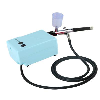 China AC Transformer LinhaivetA Nail Gel Airbrush Kit with Compressor Tanning Machine Set for sale