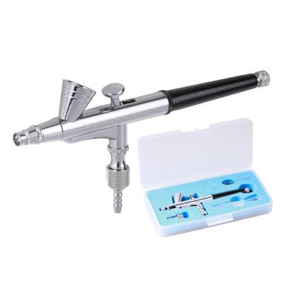 China Portable Double-action Trigger Air-paint Control LinhaivetA Makeup Airbrush Kit Nails Mini Spray Airbrush Gun Machine for sale