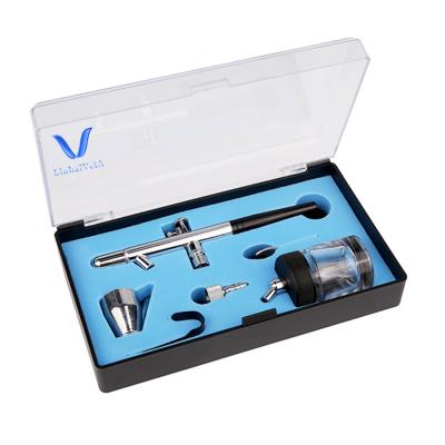 China LinhaivetA Portable Mini Hairdresser Airbrush Airbrush Cakes Launch Tattoo Machine Kit 22CC for sale