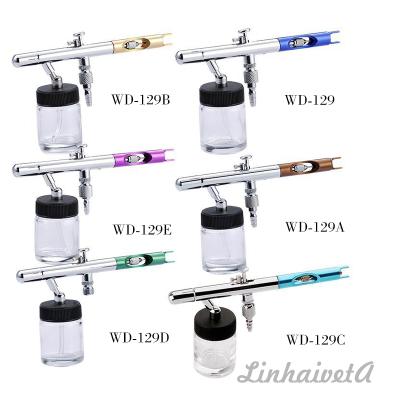 China LinhaivetA Mini CNC Airbrush Kit Portable Airbrush Gun Siphon Power Machine 22CC for sale