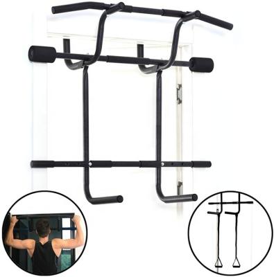 China Take Exercise China Factory Hot Selling Gym Workout Steel Adjustable Home Door Chin Gymnastic Exercise Fitness Push Up Pull Up Training Bar for sale