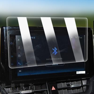 China Car Navigation Film Factory Supplier Tempered Glass 9H Tempered Glass Screen Protector Screen Tempered Protective Film For Toyota Corolla 2022 for sale