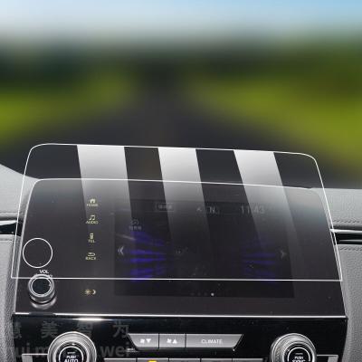 China Car Navigation Screen Tempered Film Central Control Touch Screen Protector Car Navigation Tempered Glass Protective Film For Honda 2021 Haoying New Energy for sale