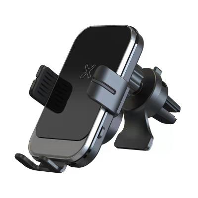 China Suitable for all 15w Qi phones car cell phone holder for living fit for all phones universal car holder smart air vent for sale