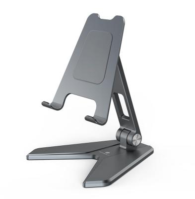 China Adjustable Metal 360 Degree Adjustable Folding Tablet Stand For iPhone 13 for sale