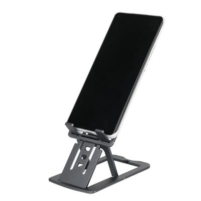 China Adjustable Mobile Phone Portable Folding Adjustable Stand Living Direct Broadcast Outdoor Mobile Phone Stand for sale