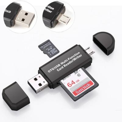 China Portable High Speed ​​Multifunctional USB 3.0 and Usb 3.1 Pro Card Reader SD 3.0 OTG Card Reader Mobile Phone For Macbook for sale