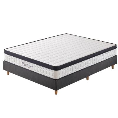 China Hypoallergenic plastic bamboo pillow coil memory foam night comfort pocket top box spring with CE certificate for sale