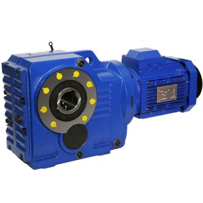 China Hotels Zhejiang Wenzhou SLK Gear Helical Motor Gear Reducer AC Transmission Gear Motor Electric Gearbox for sale