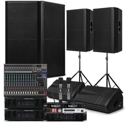 China Pro Line 15 Inch Dual Array Loudspeaker Yes Full Frequency Active Speakers for sale