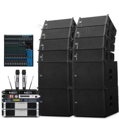 China No active dual line professional 4 inch array speaker and 12 inch array speaker DJ bass stage speaker for sale