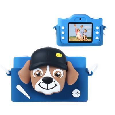 China Dual Function Good Quality 2800w Pixels 1080p Kids Camera Recording Digital Camera With Dog Duck Case for sale