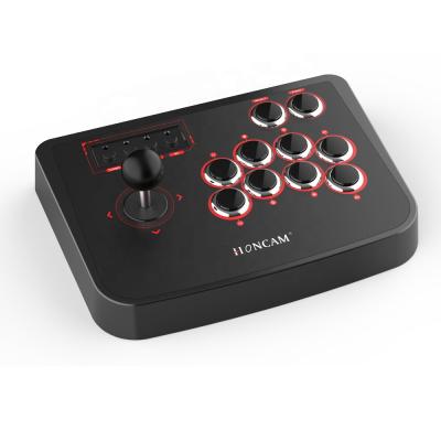 China Touch Buttons Factory Price USB Arcade Fighting Stick Fight Stick Game for PS4 for PS3 for Nintendo Switch and PC for sale