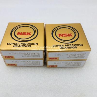 China NSK  High Precision Angular contact ball bearing  7205CTYNDULP4 for sale