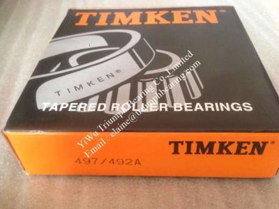 China TIMKEN  Taper  Roller  Bearings  497/492A for sale