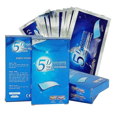 China Convenient Care Gum Health Product Premium Logo 5D Oral Teeth-Whitening Strips, Teeth Whitening Strips Kit For Teeth 28pcs for sale