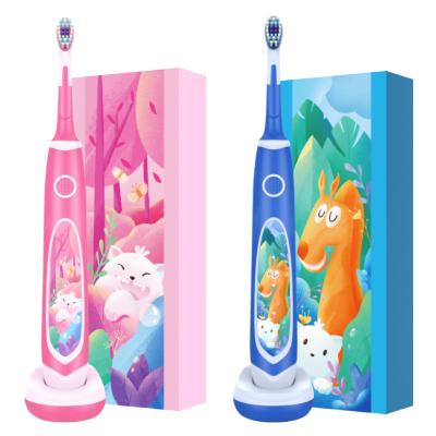 China Magnetic Levitation Motor Sonic Rechargeable Toddlers Kids Electric Powerful Advanced Cleaning Toothbrush For Comfortable Easy Cleaning for sale