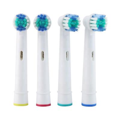 China Car Superior Soft Clean 4 Pcs Pack Sensitive Gum Care Replacement Brush Heads Compatible With Oral Care Electric Toothbrush for sale