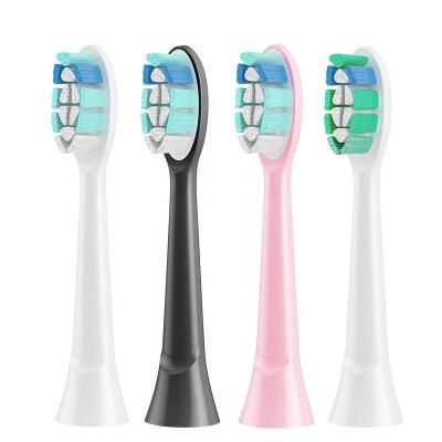 China Multiple Packaging Options Diamond Clean Brush Heads 2021 Car Copper Free Flocking Brushhead For HX6730 Electric Toothbrush for sale